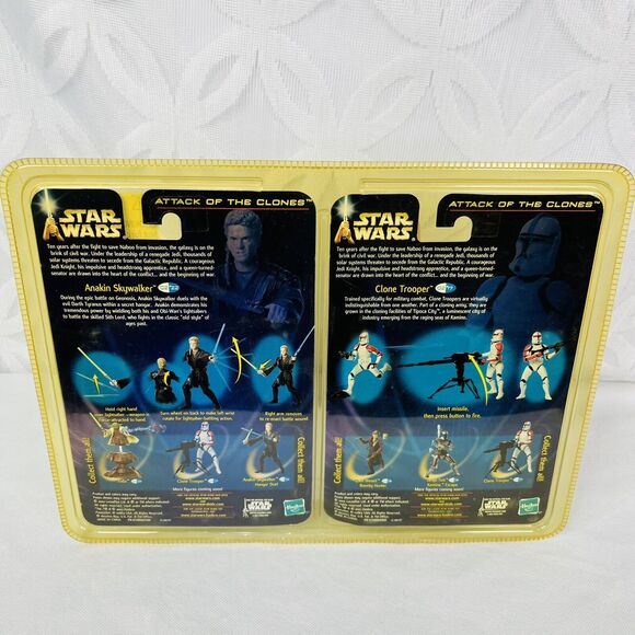 Star Wars Attack Of The Clones Bonus Pack Clone Trooper & Anakin Skywalker 2002 - Picture 6 of 8